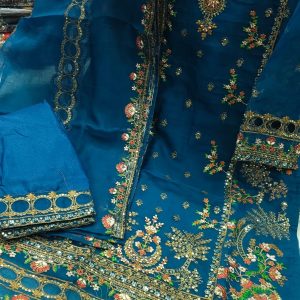 ✨ Pakistani Design 4-Piece Sada Bahar Tissue Set ✨